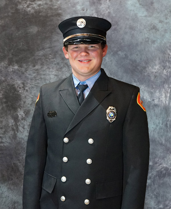 Firefighter Killian Carpenter